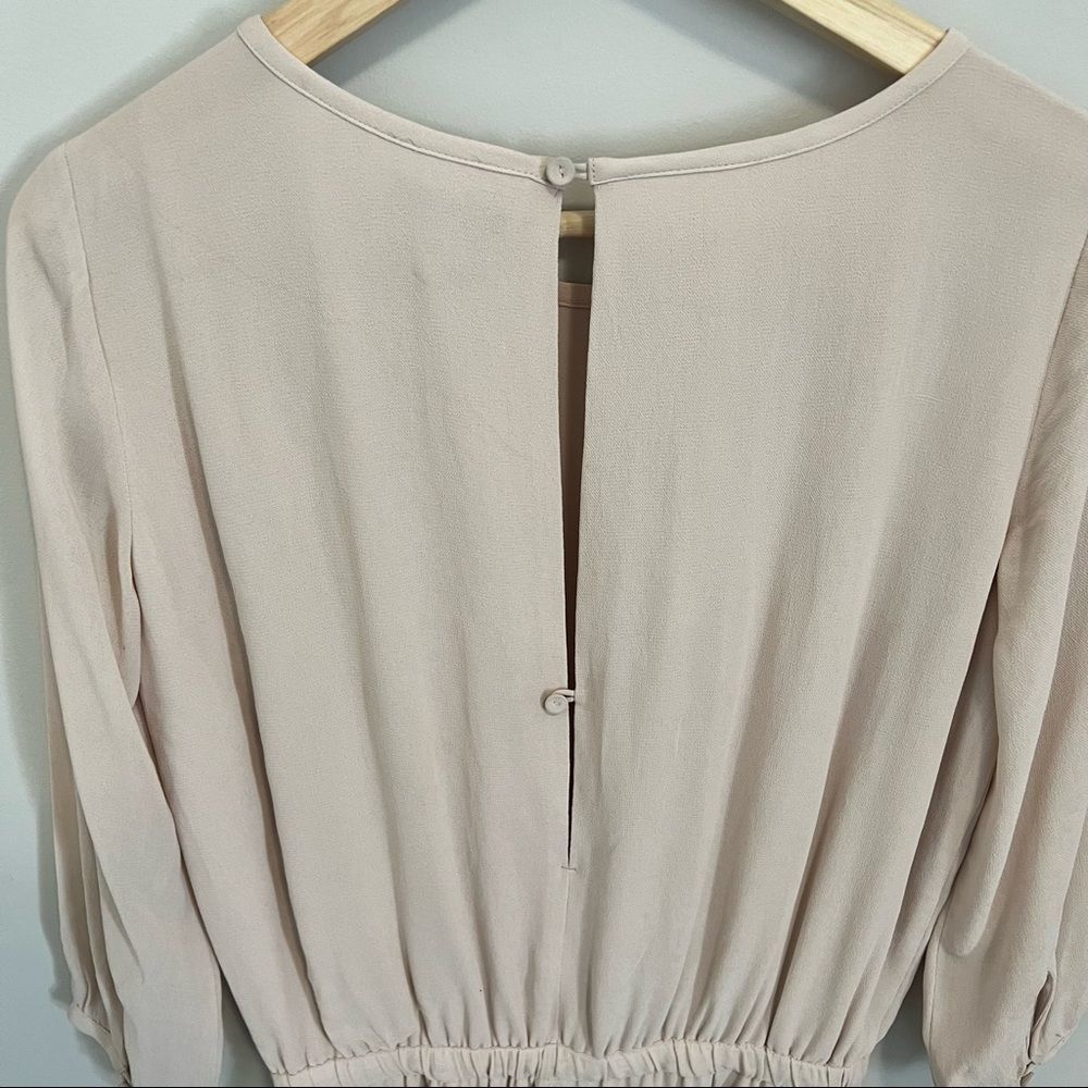Aritzia Babaton Keagan Romper  Cream - Picture 9 of 15